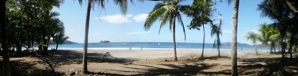 Playa Hermosa beachfront Panorama for Costa Rica Information page