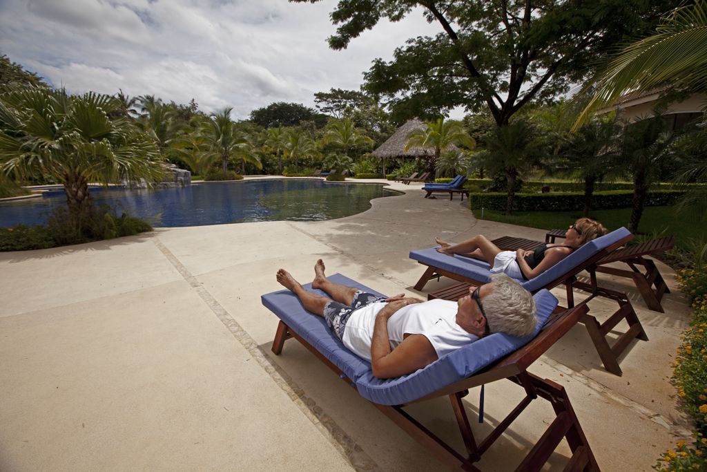 Resort pool in Guanacaste